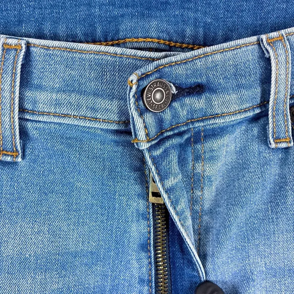 Levis 506 Jeans Men 36x30 Faded Whiskered Straight Leg Classic Preppy